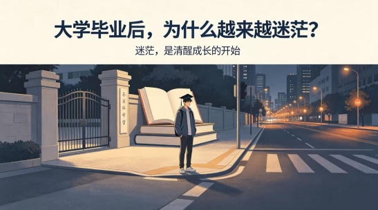 大学毕业后，为什么越来越多人陷入深度迷茫？